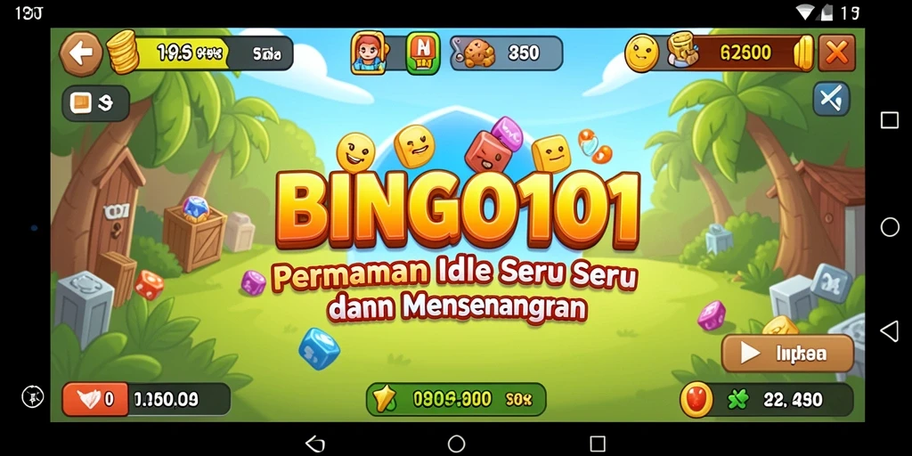 Tampilan gameplay BINGO101 yang mengasyikkan dan interaktif.
