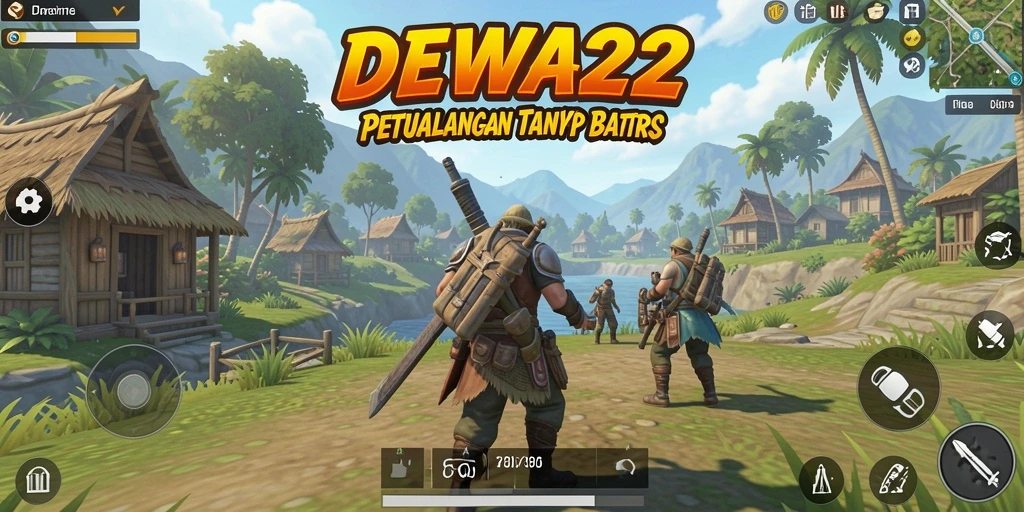 Gameplay DEWA22 menunjukkan petualangan penuh eksplorasi di dunia terbuka.