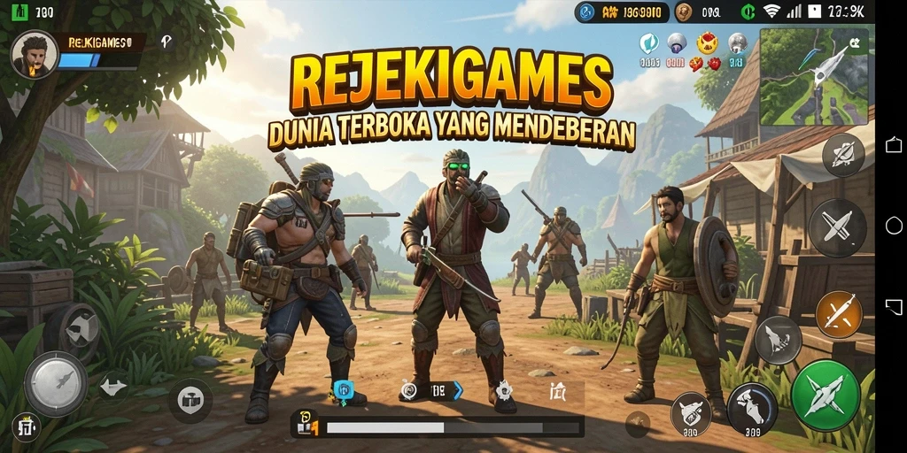 Gameplay terbuka yang asyik di dunia fantasi.